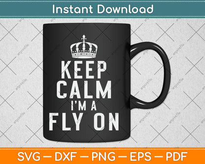 Keep Calm And Fly On Pilot Svg Digital Cutting File