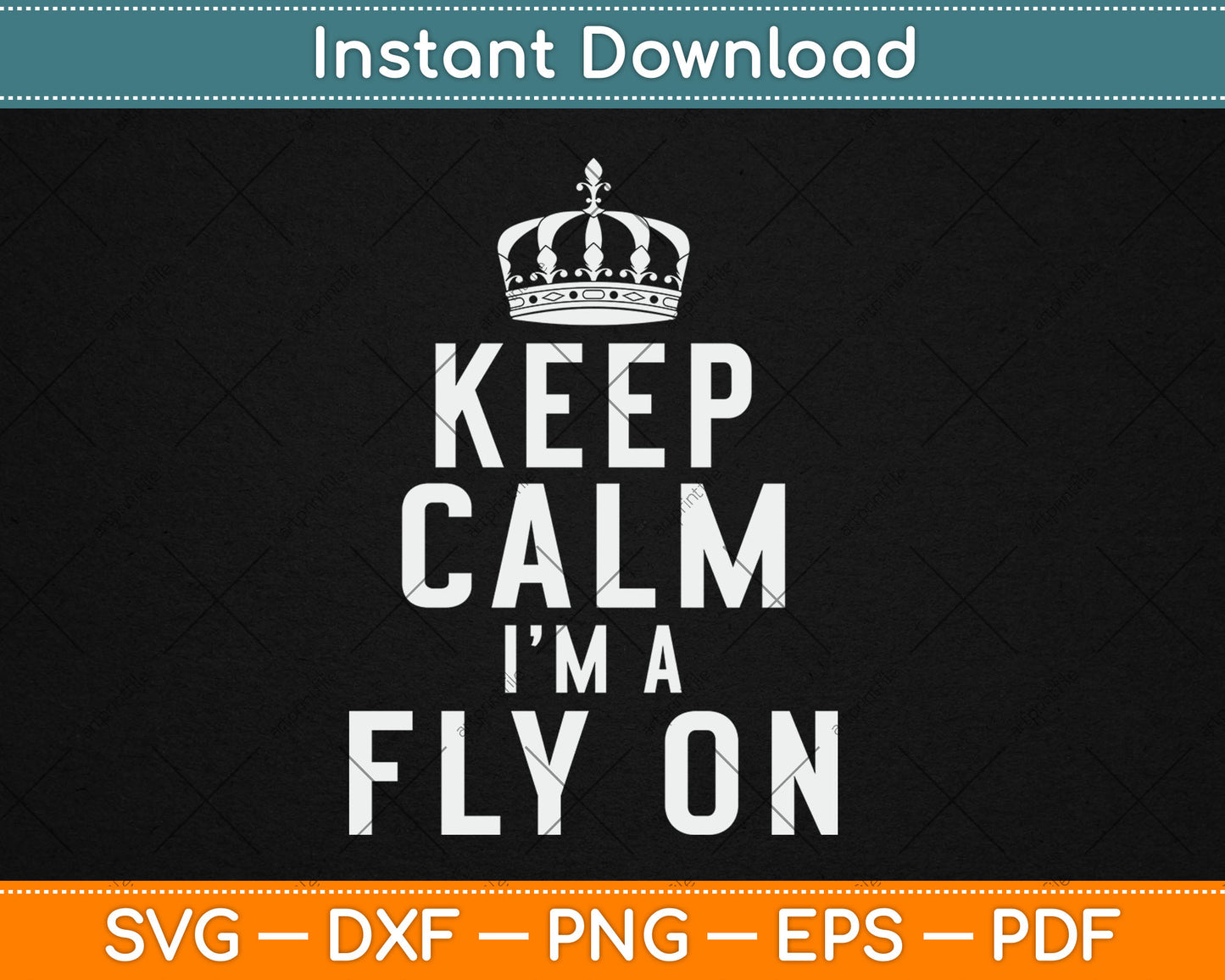 Keep Calm And Fly On Pilot Svg Digital Cutting File