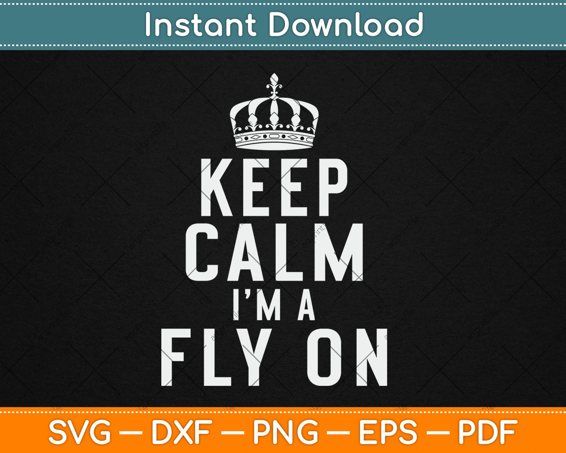 Keep Calm And Fly On Pilot Svg Digital Cutting File