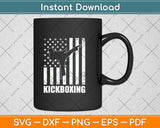 American Flag Kickboxing Svg Png Dxf Digital Cutting File