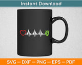 Kidney Disease Awareness Heartbeat Transplant Organ Donor Svg Digital Cutting File