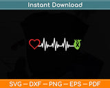 Kidney Disease Awareness Heartbeat Transplant Organ Donor Svg Digital Cutting File