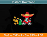 Kids Loads Of Tacos Bulldozer Cinco De Mayo Svg Digital Cutting File