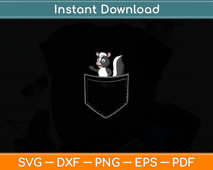 Kids Zoo Animal Skunk Lover Svg Digital Cutting File