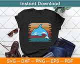 Killer Whale Aquarist Retro Svg Png Dxf Digital Cutting File