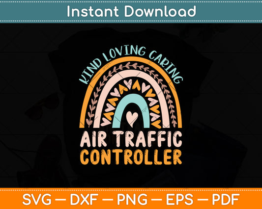 Kind Loving Caring Air Traffic Controller Svg Digital Cutting File