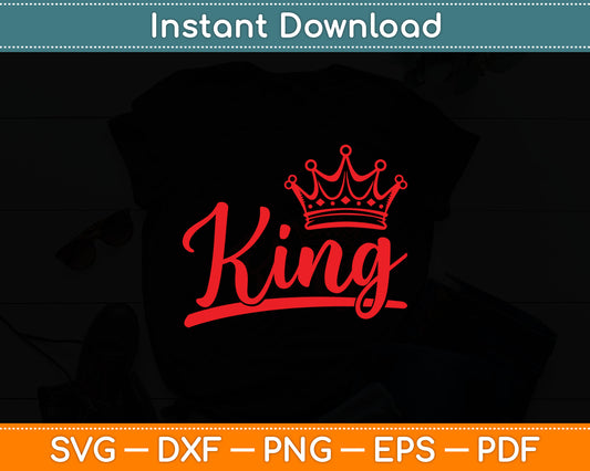 King Hearts Halloween Costume - Valentine's King of Hearts Svg Digital Cutting File