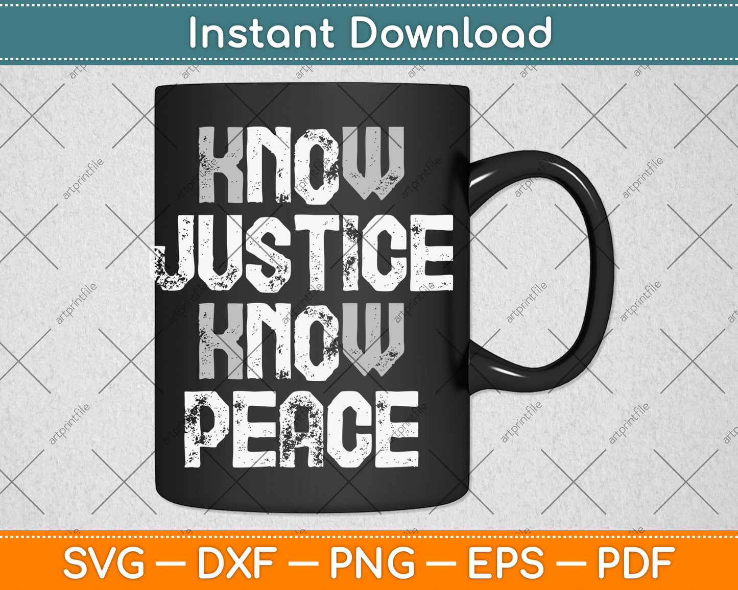 Know Justice No Peace Black Pride History Protest Svg Digital Cutting File