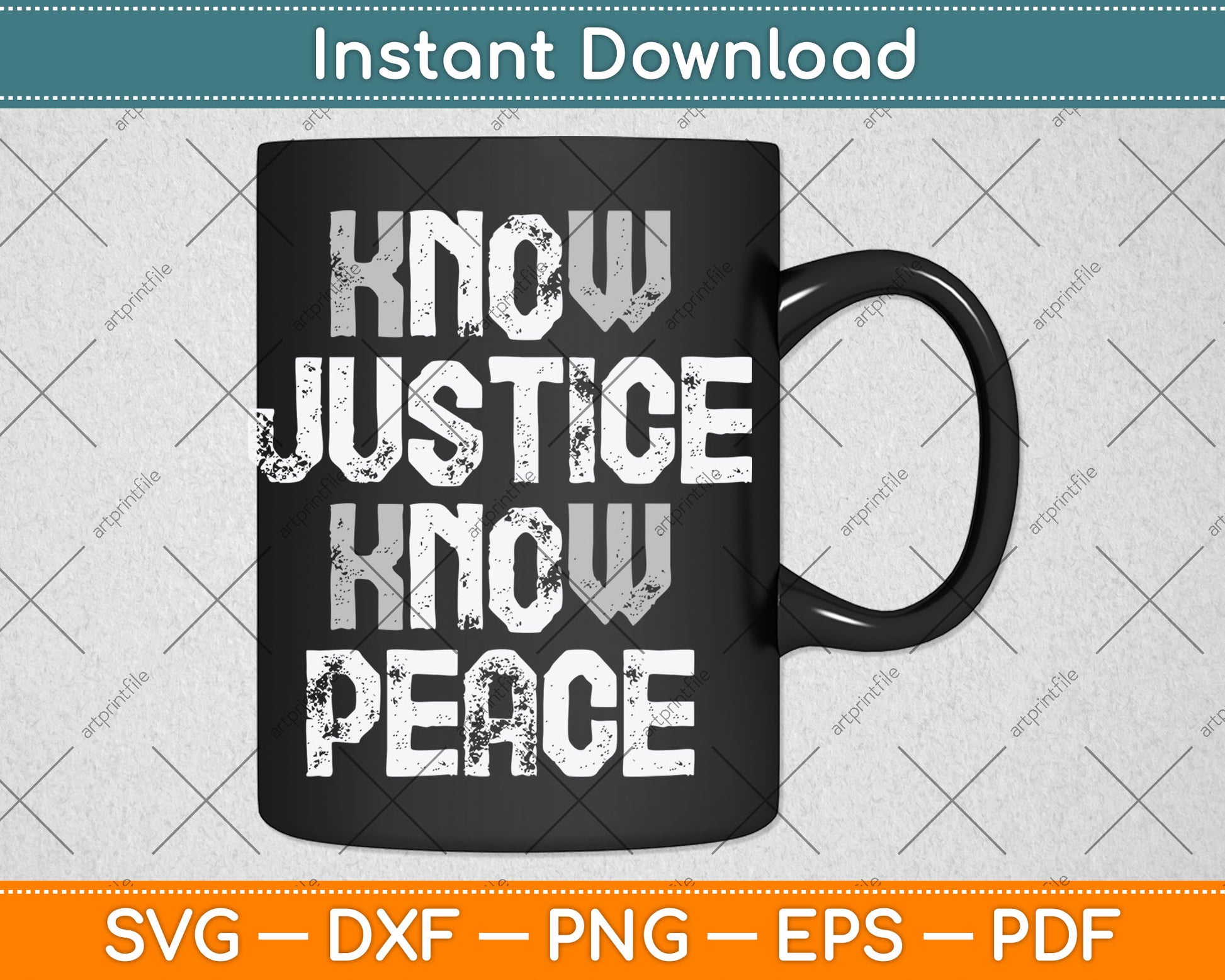 Know Justice No Peace Black Pride History Protest Svg Digital Cutting File