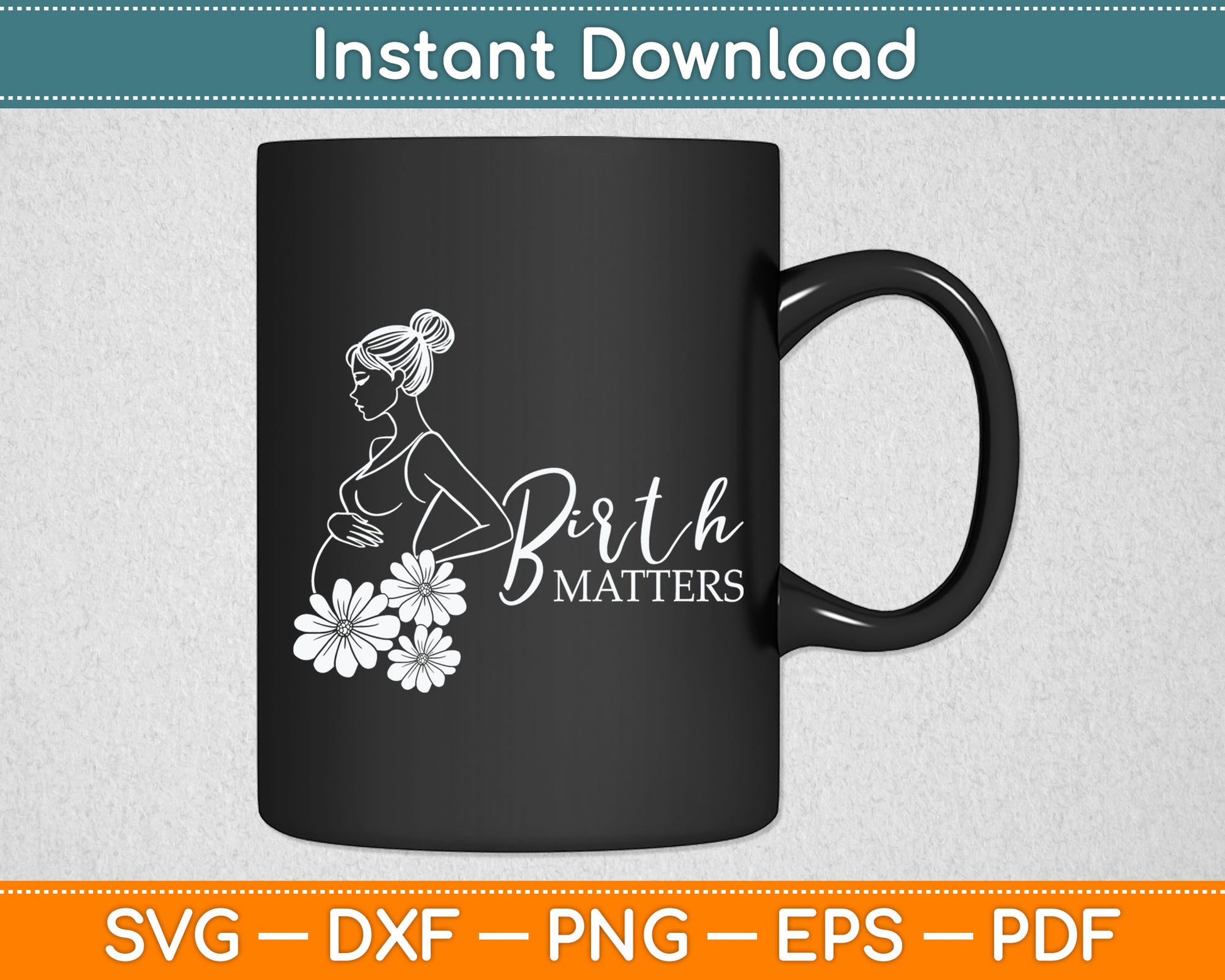 LD Labour And Delivery Nurse Midwife Birth Worker Doula Svg Digital Cutting File