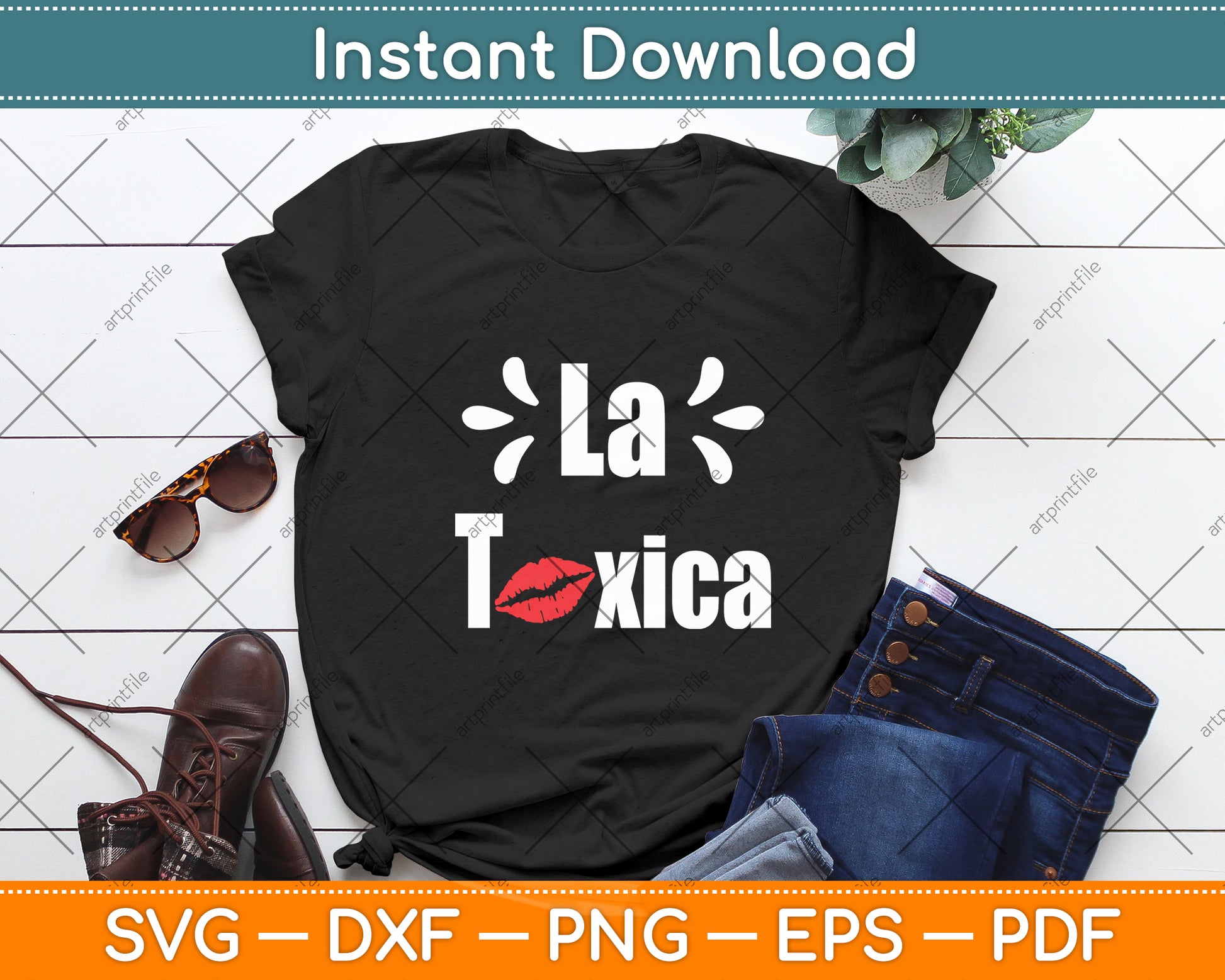 La Toxica Funny Sarcastic Spanish Svg Digital Cutting File