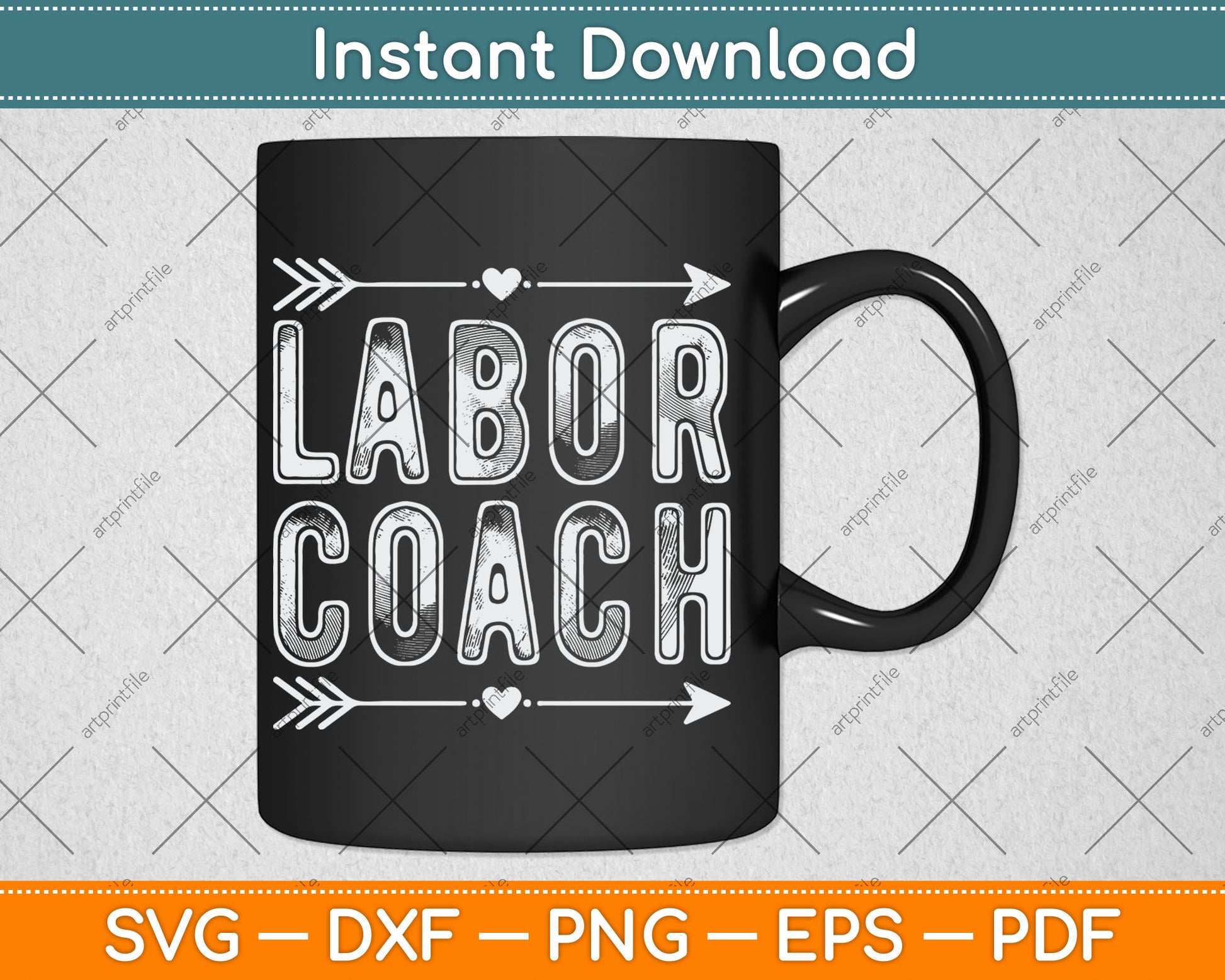 Labor Coach Doulas And Pregnancy Support Svg Design Digital Cutting File