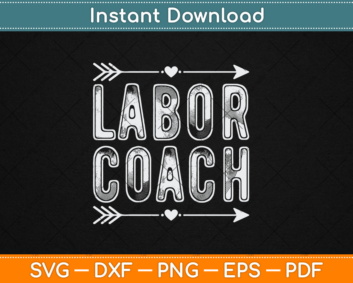 Labor Coach Doulas And Pregnancy Support Svg Design Digital Cutting File