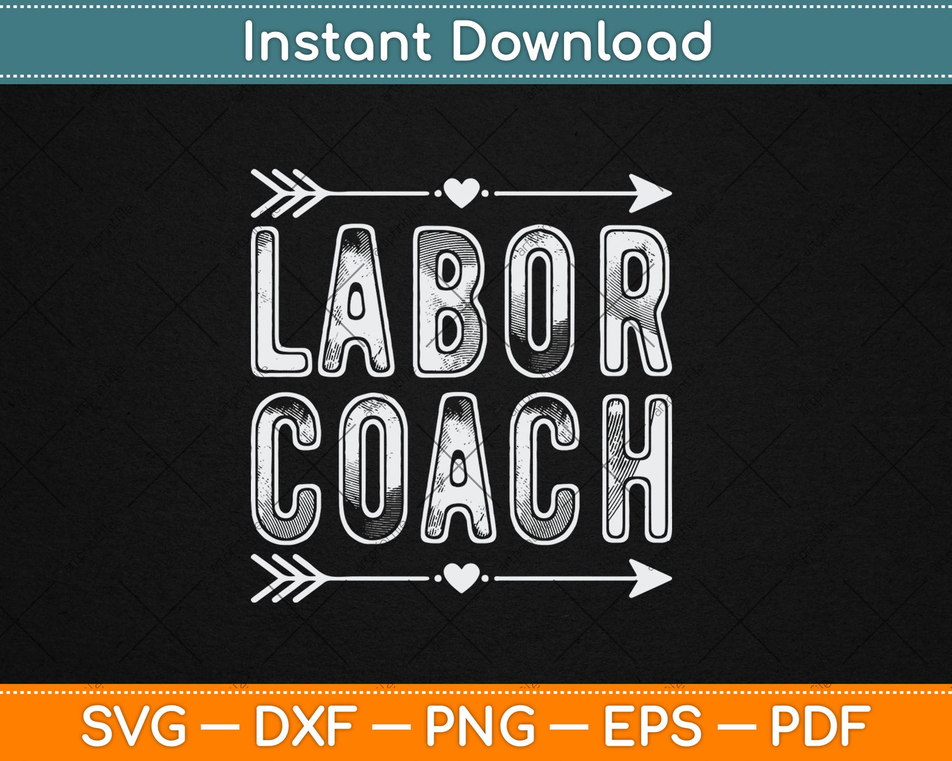 Labor Coach Doulas And Pregnancy Support Svg Design Digital Cutting File