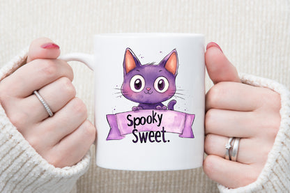 Lavender Halloween Clipart Purple Spooky PNG Bundle
