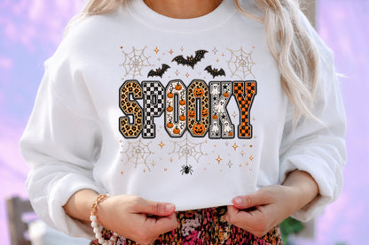 Spooky Bling Halloween Sublimation PNG