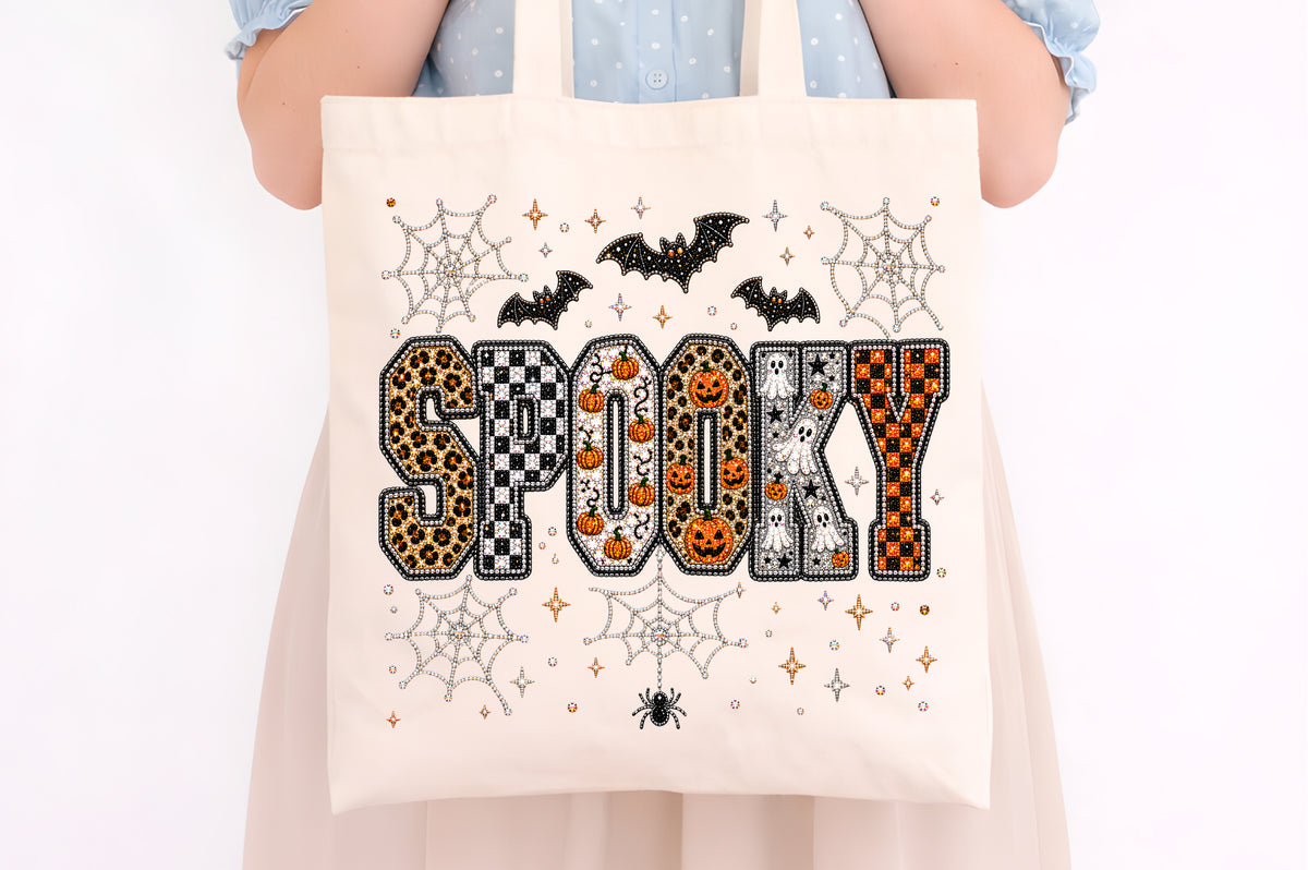 Spooky Bling Halloween Sublimation PNG