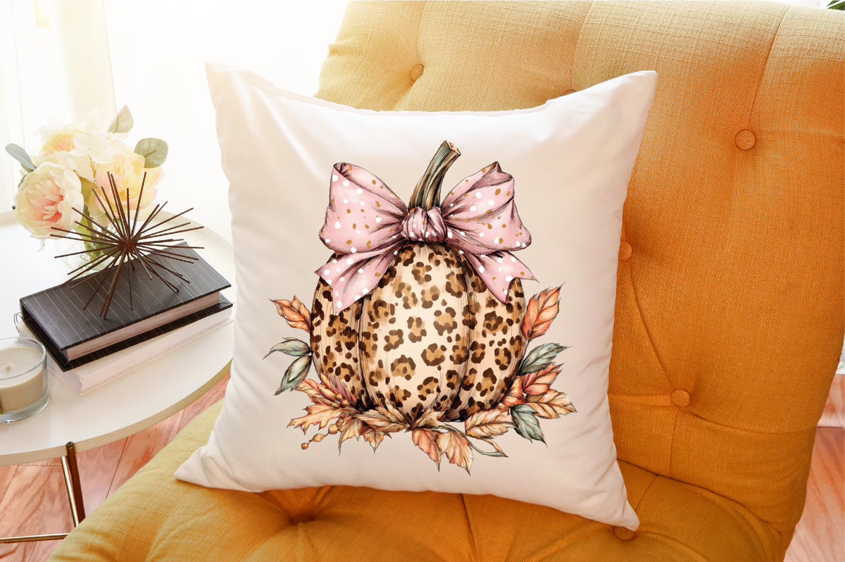 Leopard Pumpkin Fall Halloween PNG