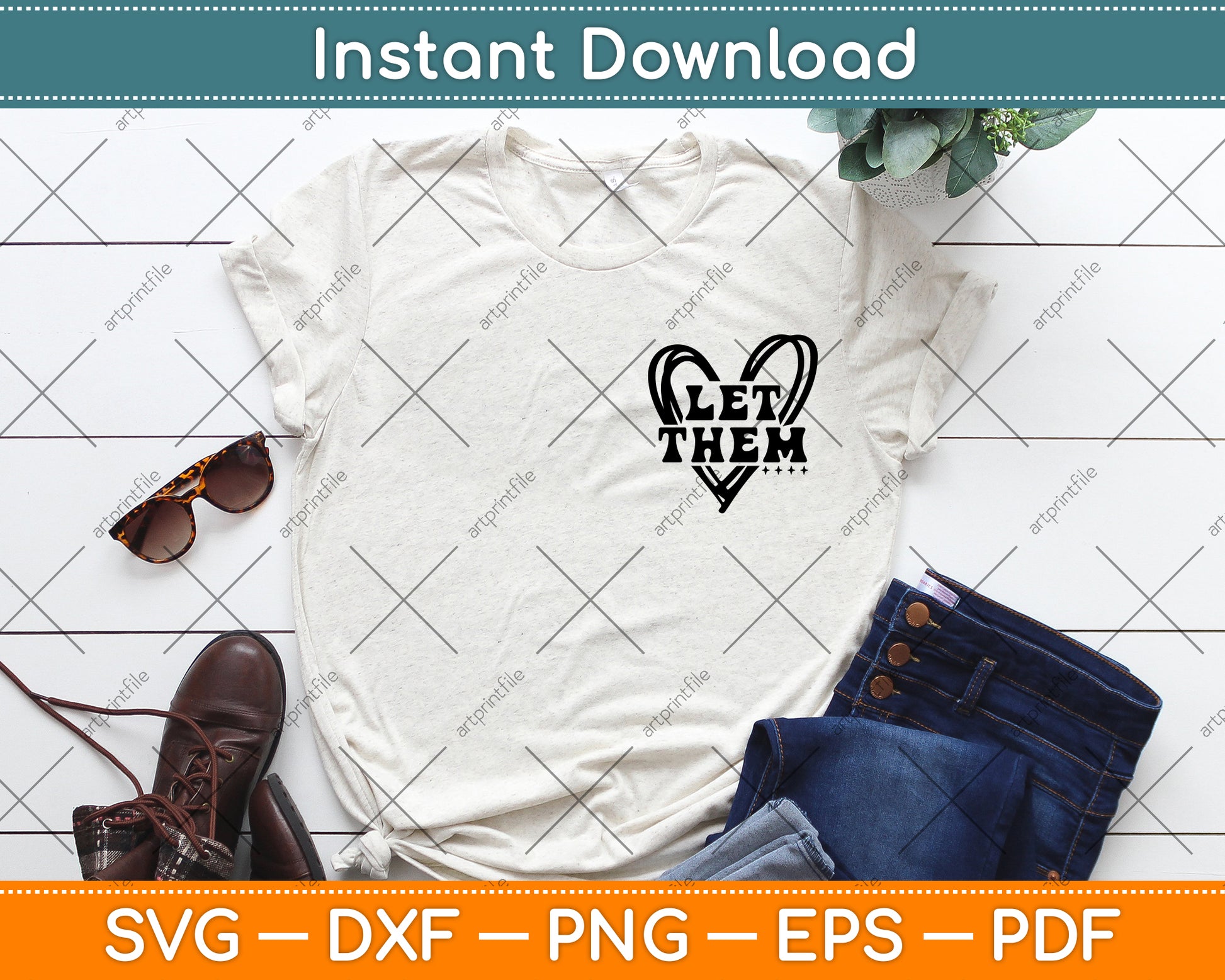 Let Them SVG, Keep Shining Svg, Self Worth Svg, Inspirational Svg Design Cutting File