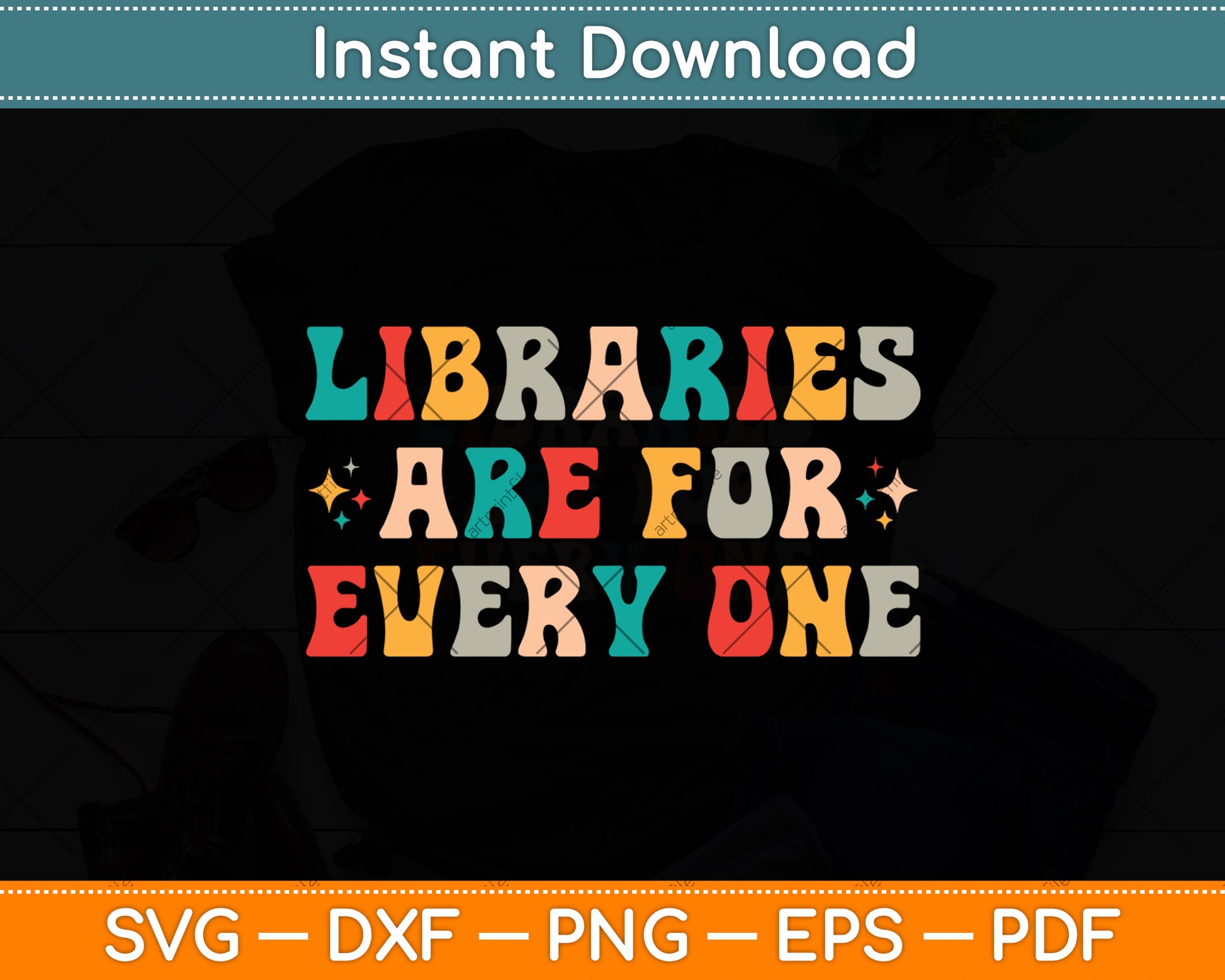 Libraries Are For Everyone Svg Digital Cutting File