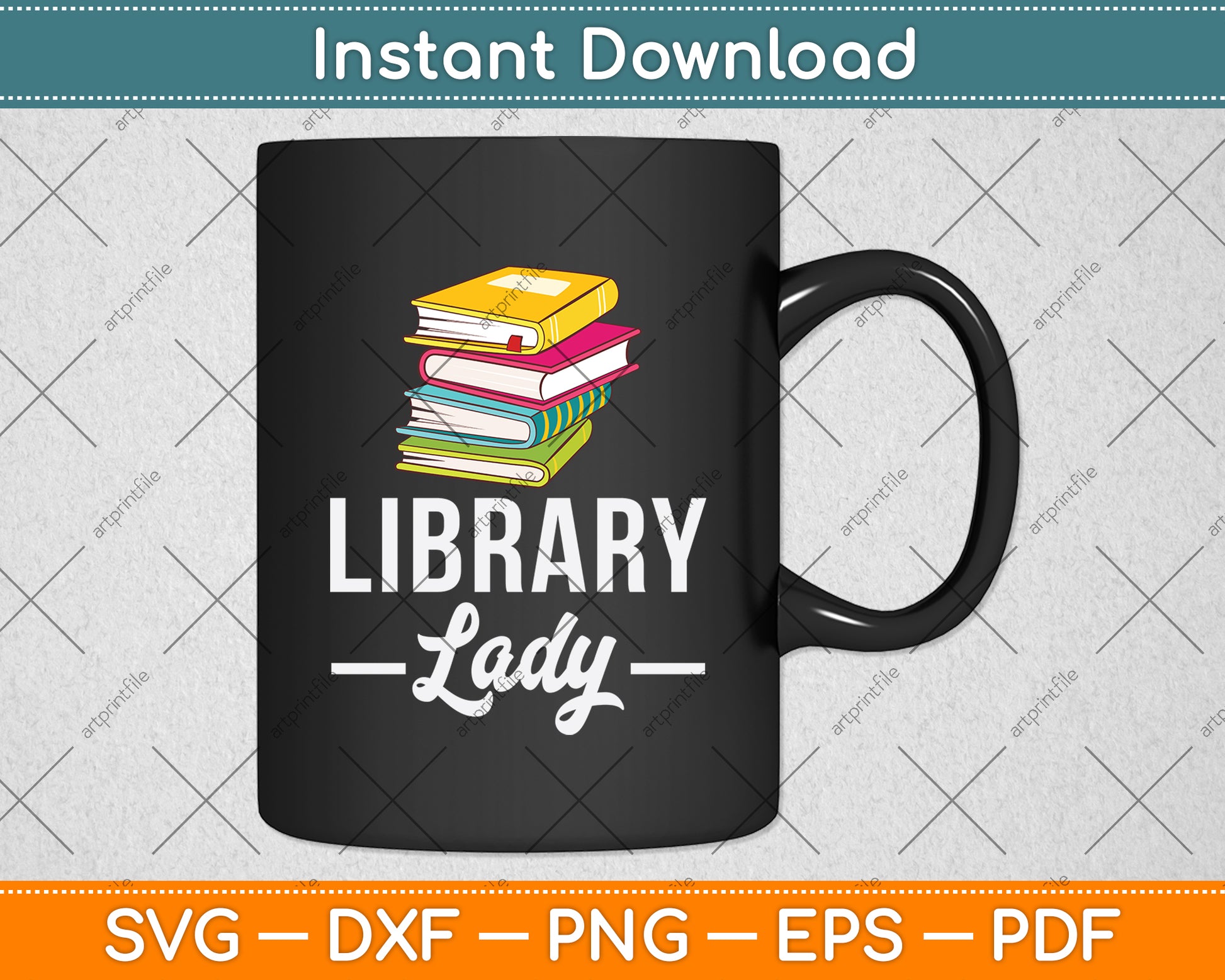 Funny Library Lady Librarian Library Assistant Svg Digital Cutting File