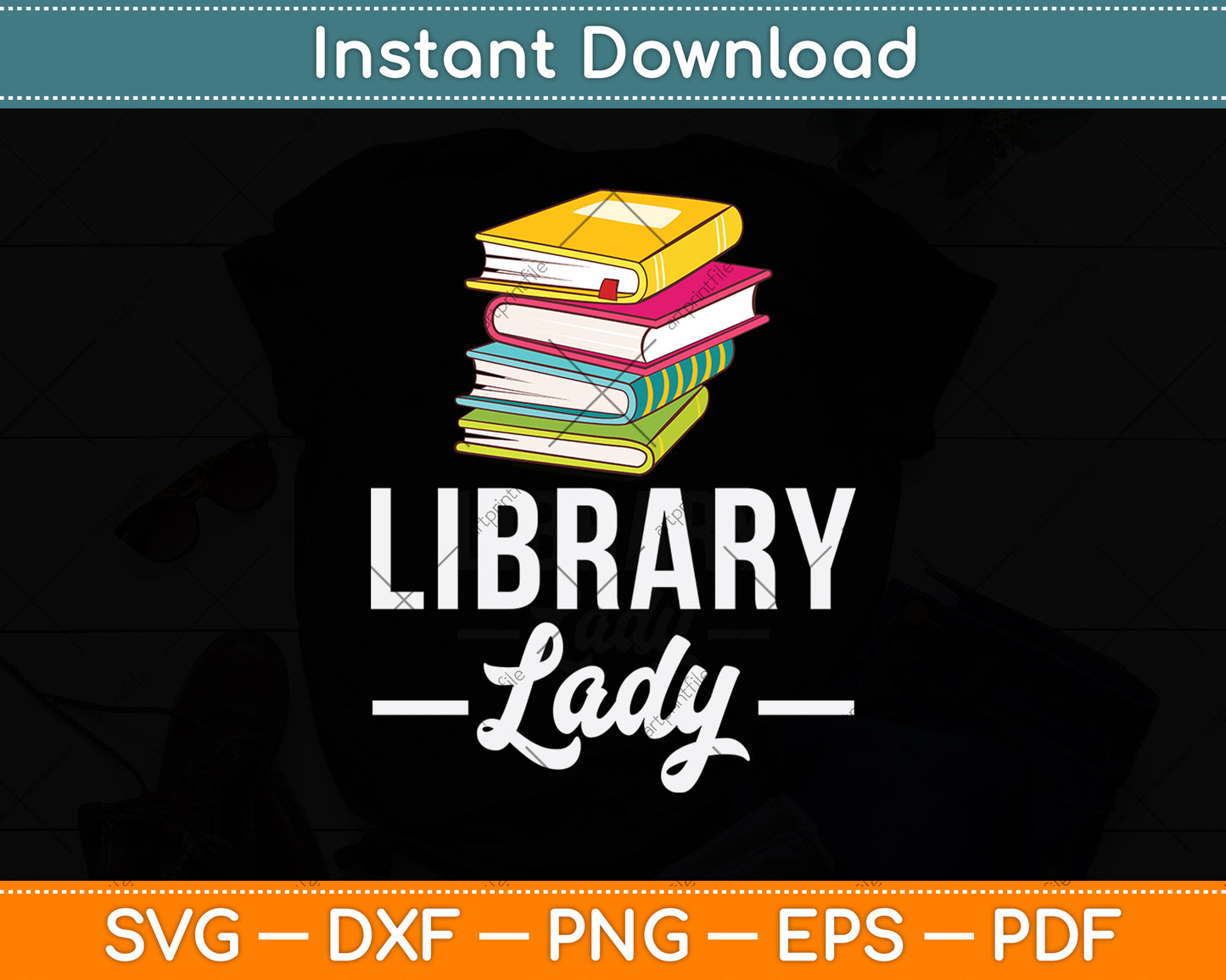 Funny Library Lady Librarian Library Assistant Svg Digital Cutting File