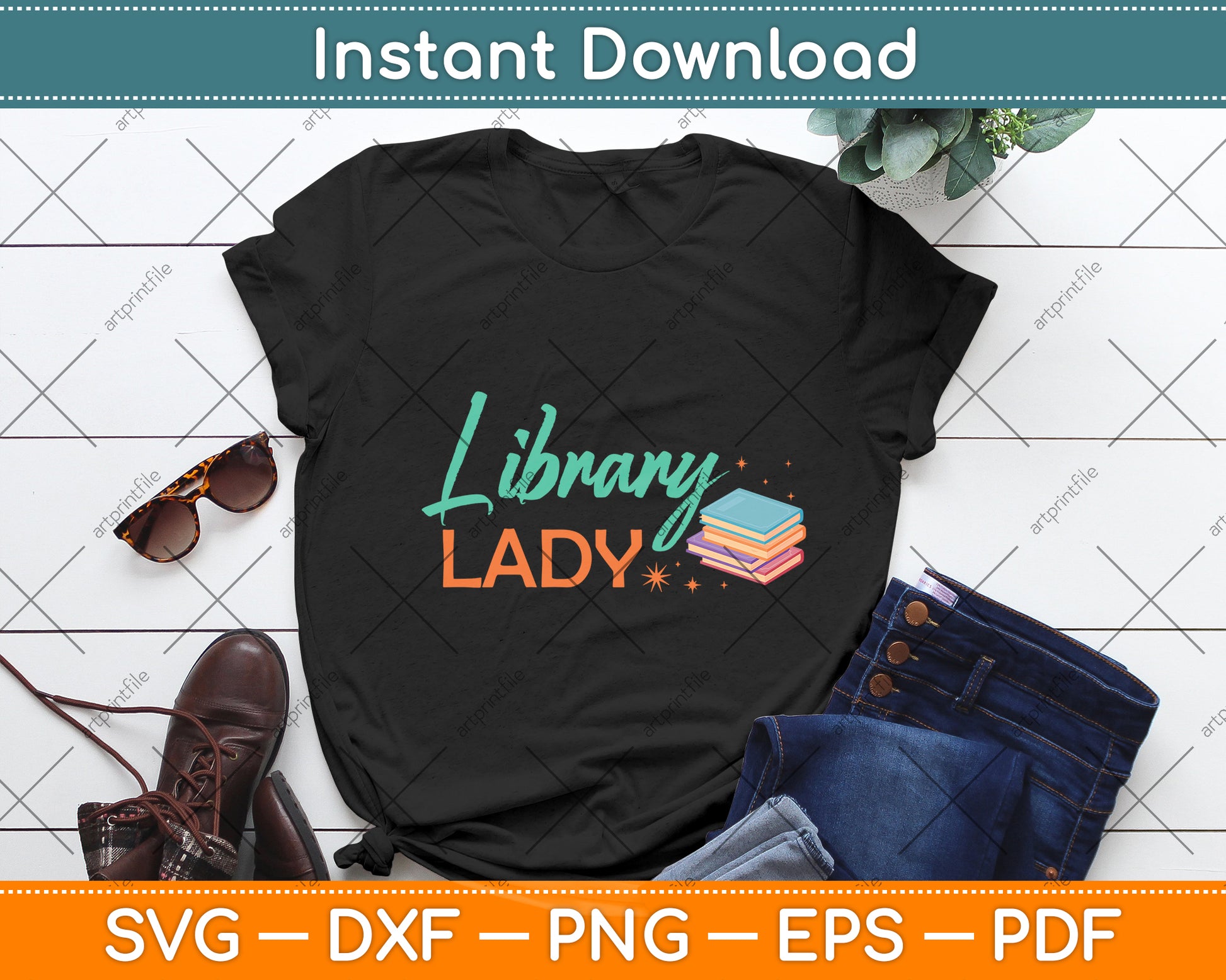 Library Lady Funny Mothers Day Svg Digital Cutting File