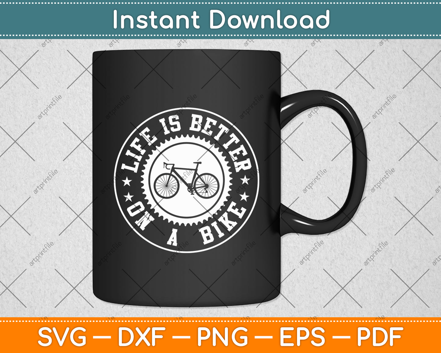 Life Is Better On A Bike - Cycling Svg Digital Cutting File