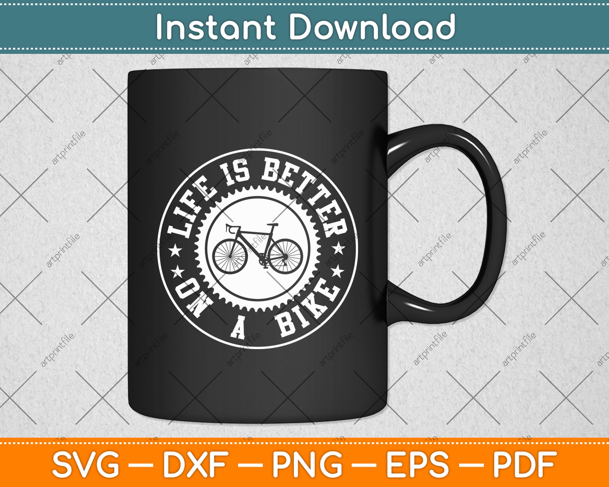 Life Is Better On A Bike - Cycling Svg Digital Cutting File