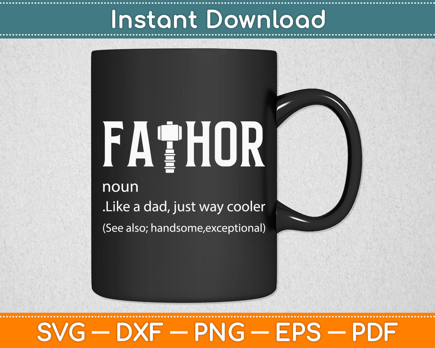 Like A Dad Just Way Cooler Fathers Day Svg Digital Cutting File