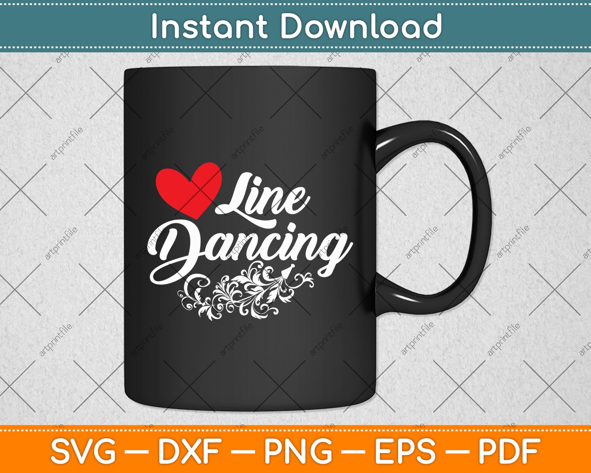 Line Dancing Line Dance Svg Digital Cutting File
