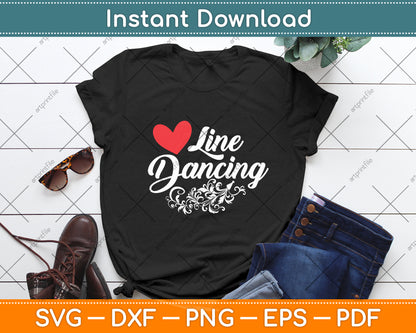Line Dancing Line Dance Svg Digital Cutting File