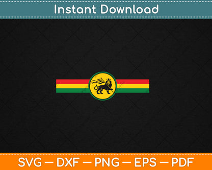 Lion of Judah Rasta Rastafari Reggae Svg Digital Cutting File
