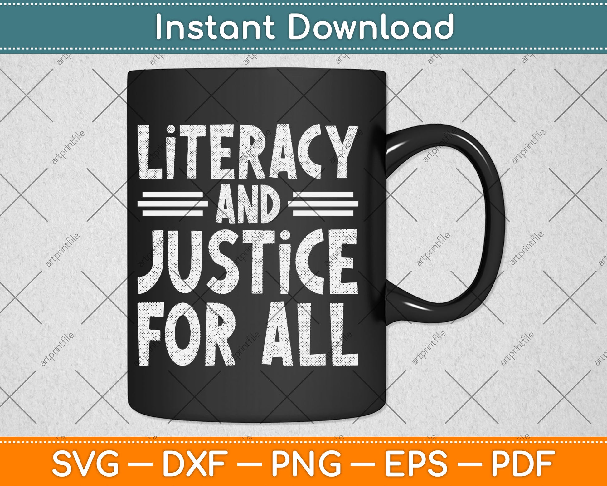 Literacy And Justice For All Protect Libraries Svg Digital Cutting File