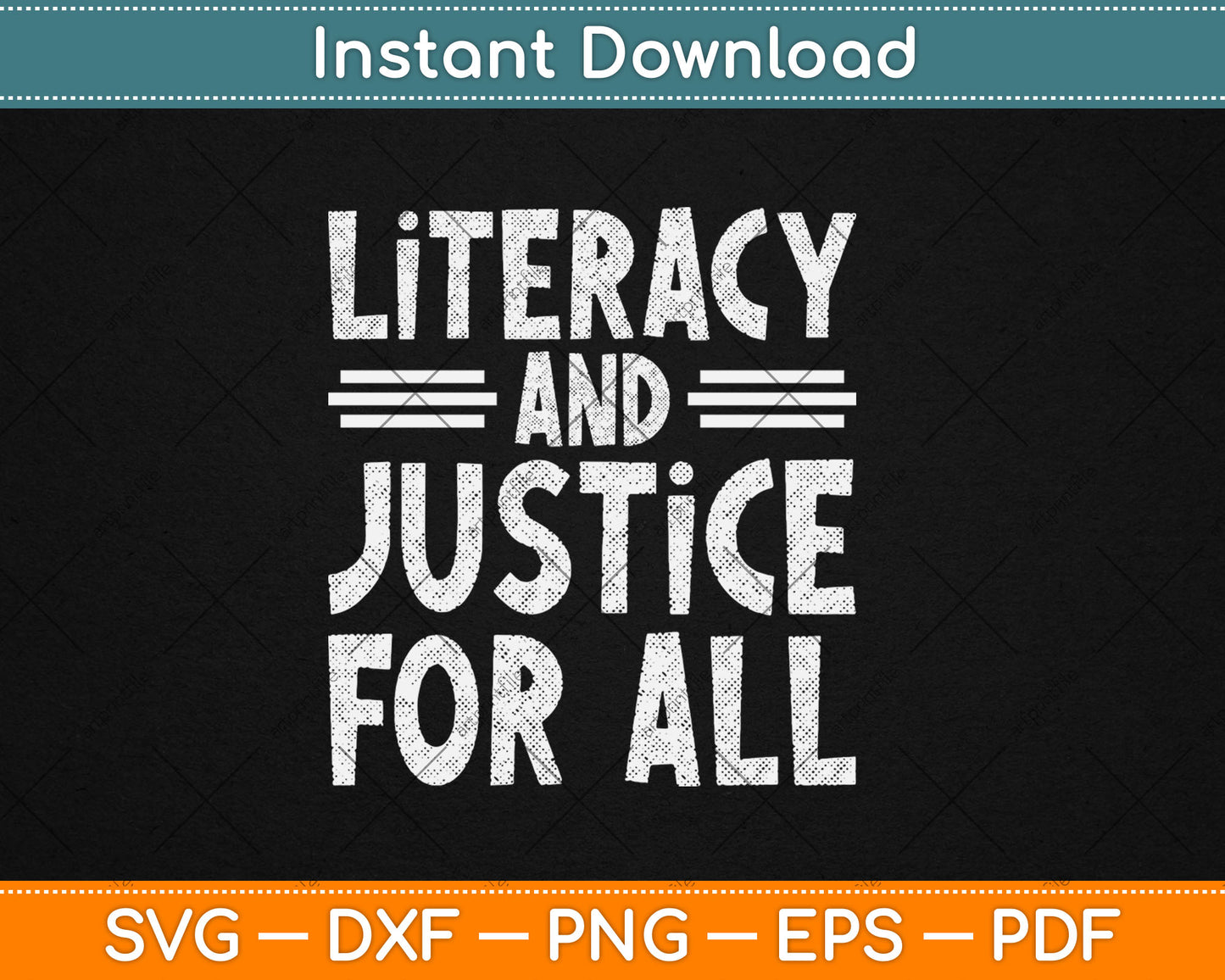 Literacy And Justice For All Protect Libraries Svg Digital Cutting File