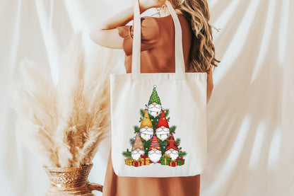 Little Christmas Tree Gnomes PNG Holiday Sublimation Design