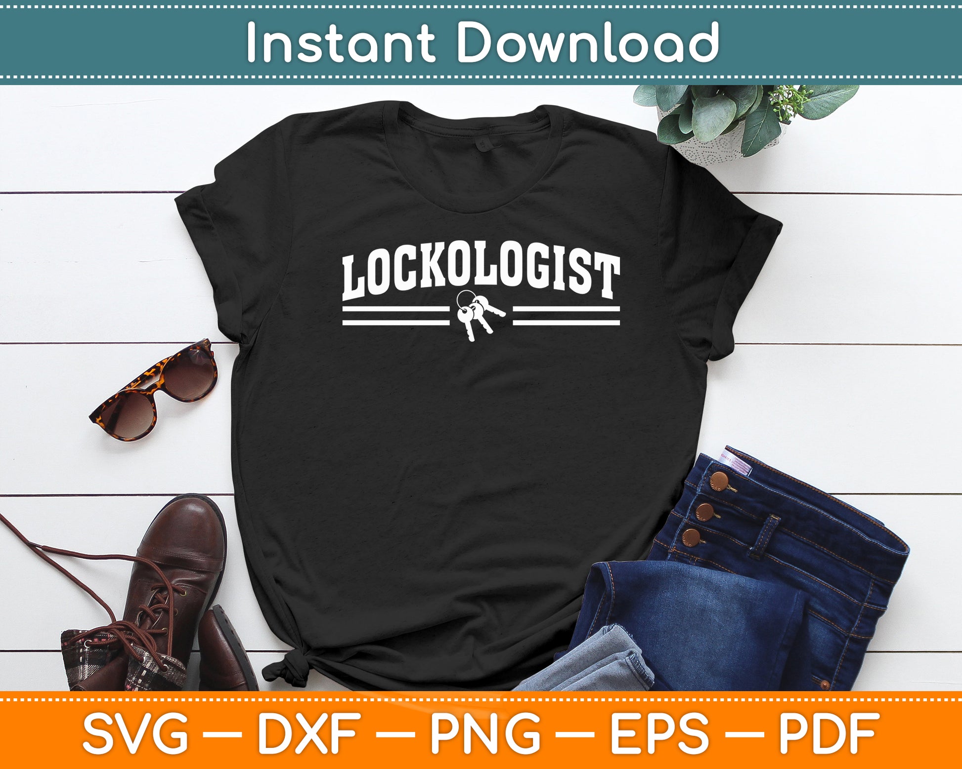 Lockologist I Locksmith Picking Svg Digital Cutting File