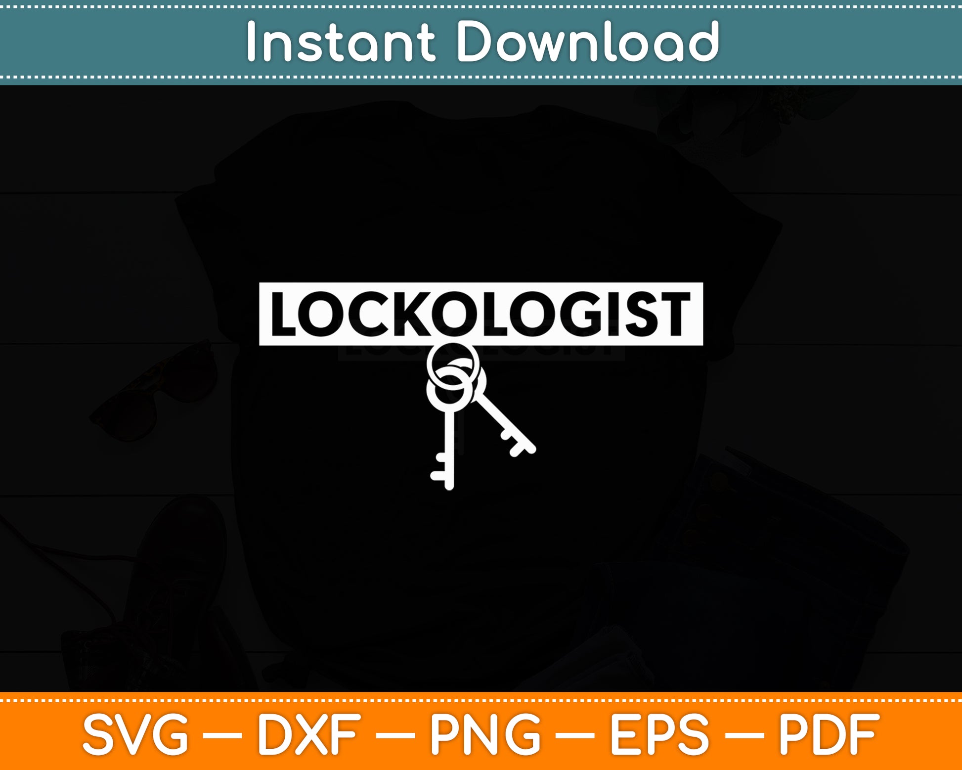 Lockologist Locksmith Picker Locksmithing Funny Svg Digital Cutting File
