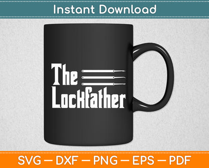 Locksmith - Lockfather Father's Day Svg Digital Cutting File