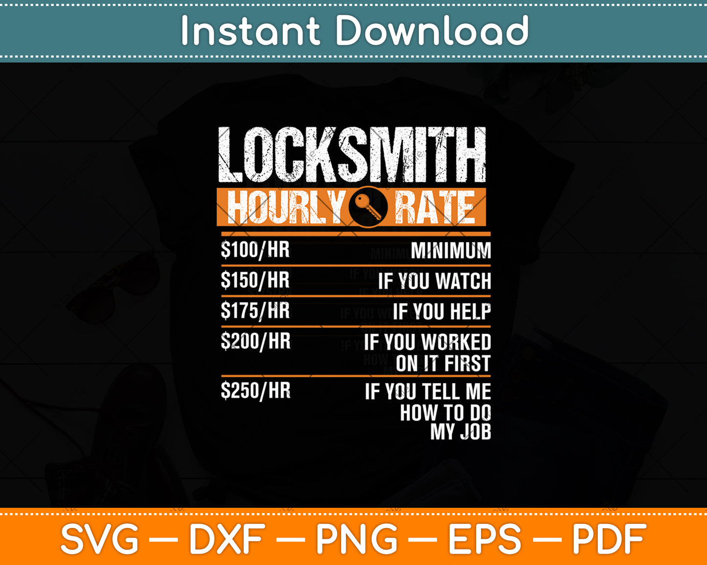 Locksmith Hourly Rate Locksmithing Labor Rates Picker Funny Svg Digital Cutting File