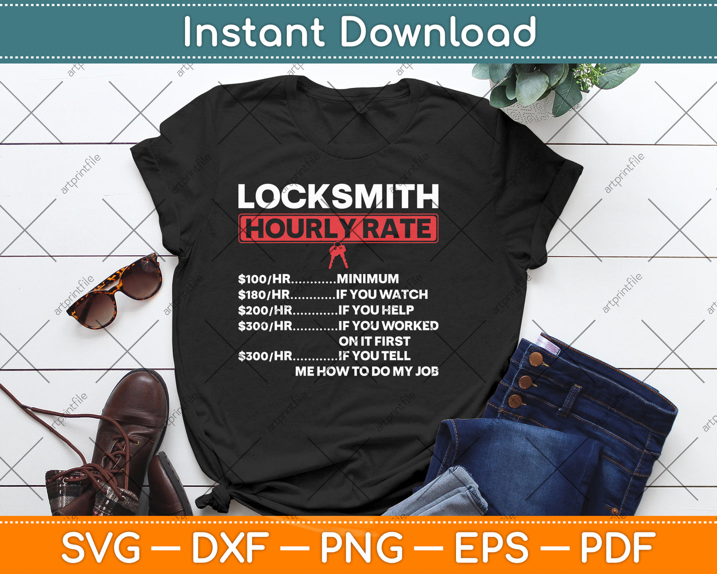 Locksmith Hourly Rates Lock For Locksmiths Svg Digital Cutting File