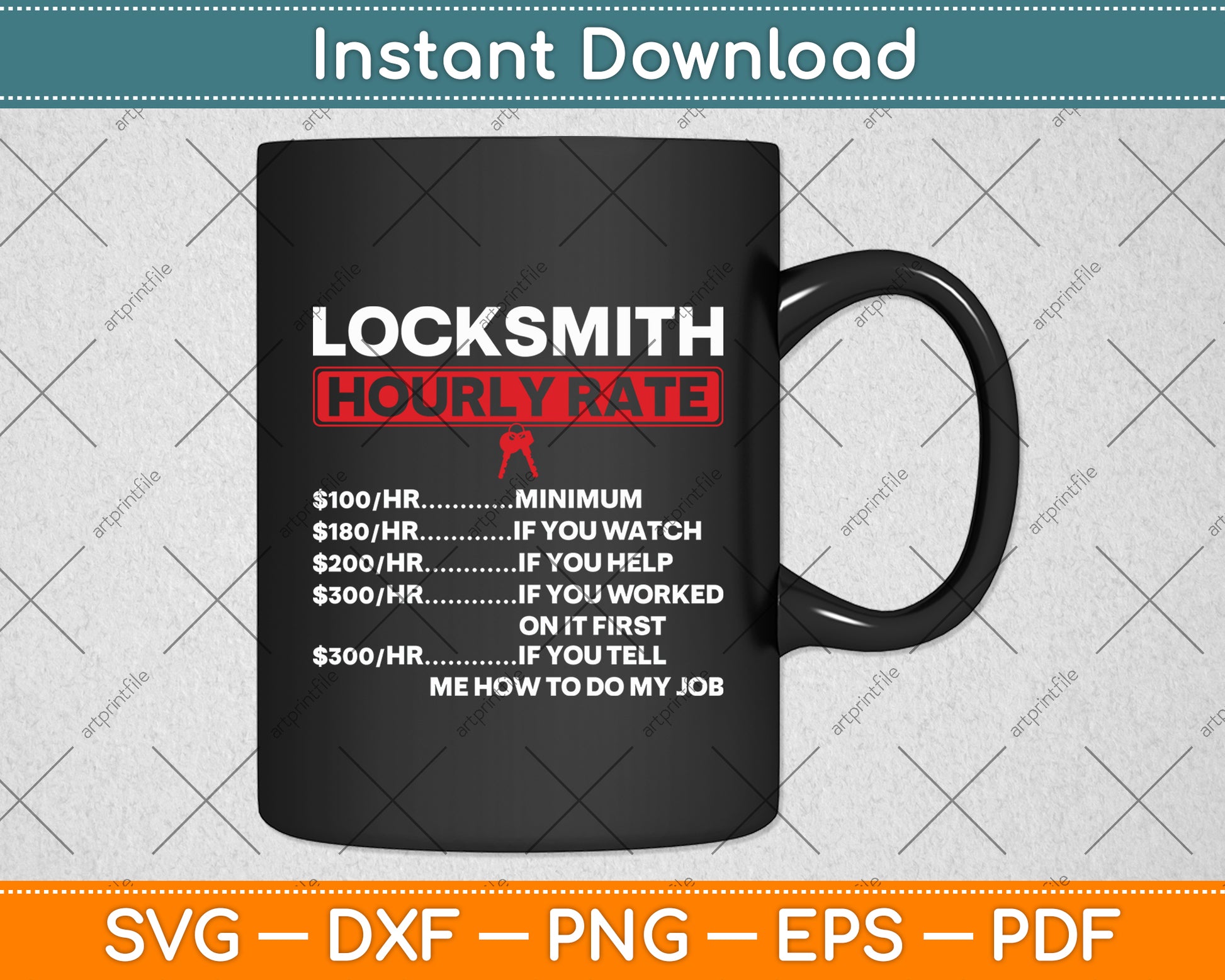 Locksmith Hourly Rates Lock For Locksmiths Svg Digital Cutting File