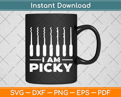 Locksmith Lock Picking Picky Funny Svg Digital Cutting File