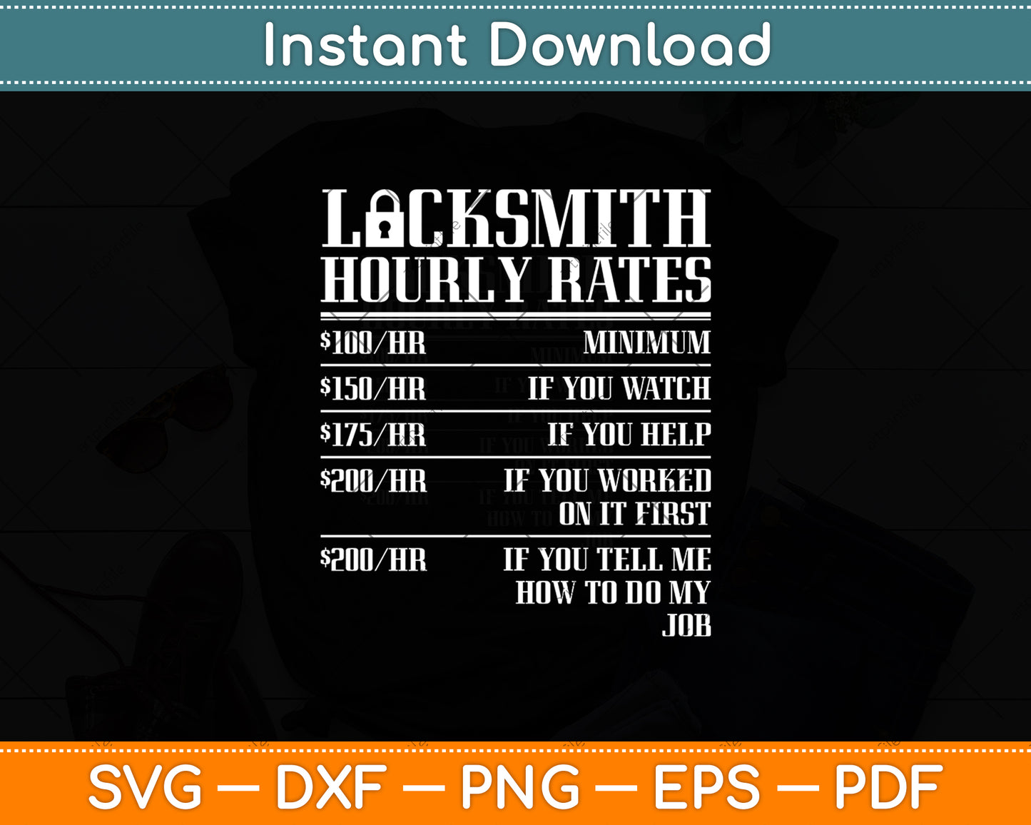 Locksmith Lock Picking Locksmith Hourly Rate Svg Digital Cutting File