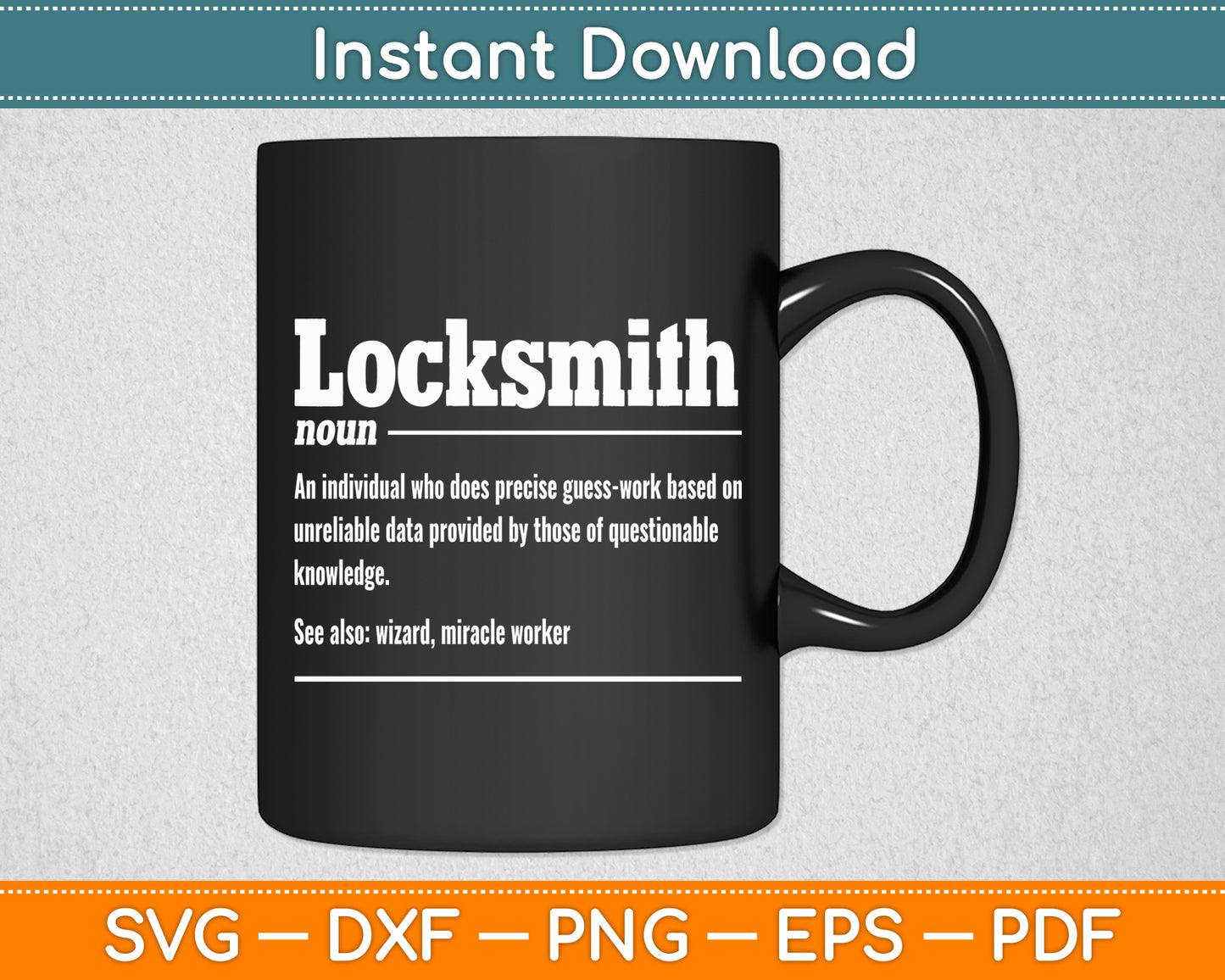 Locksmith Noun Key Maker Lock Picker Technician Locksmithing Svg Digital Cutting File