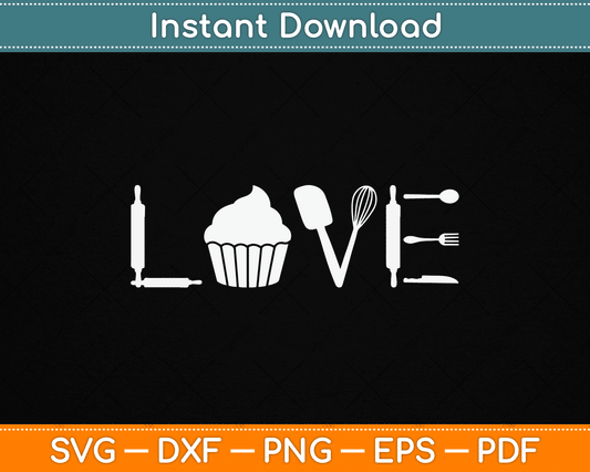 Funny cupcake baker SVG design for baking lovers and pastry chefs
