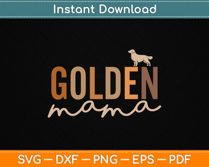 Lovelypod Golden Retriever Lover Gifts Dog Mama SVG File