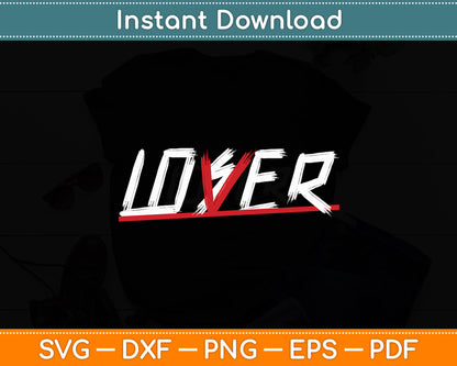 Lover Loser Halloween Svg Digital Cutting File