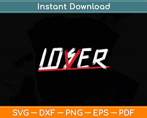 Lover Loser Halloween Svg Digital Cutting File