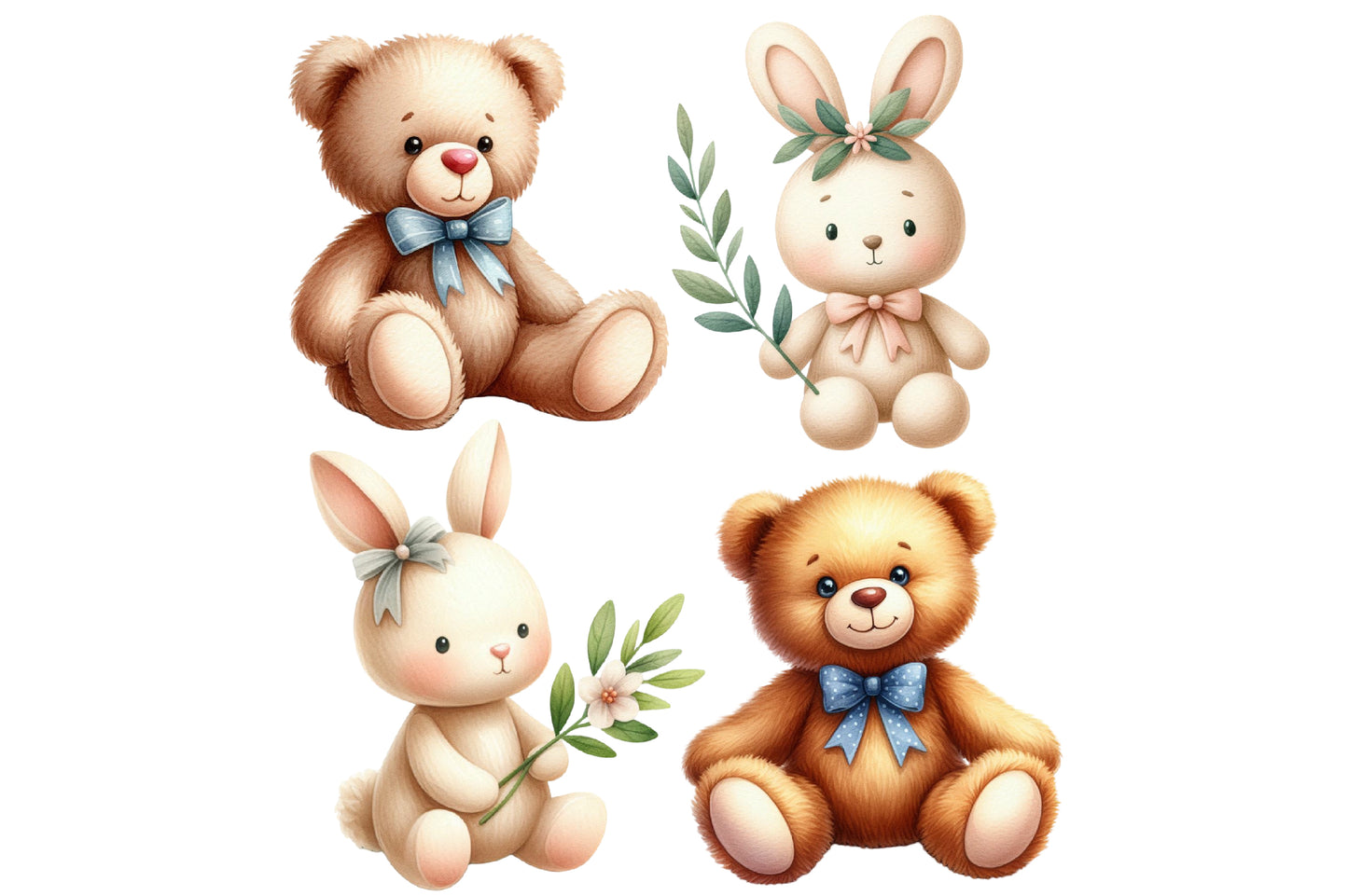 Christmas Baby Clipart PNG Bundle | Watercolor Cute Christmas Baby Clipart | Festive Baby Holiday PNG